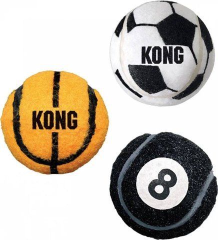 Игрушка для собак Kong Sport Balls S 3 шт. 41577 фото