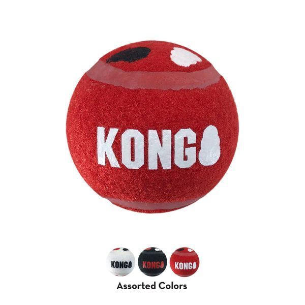 Іграшка для собак Kong Signature Sport Balls 3 шт. M 41627 фото