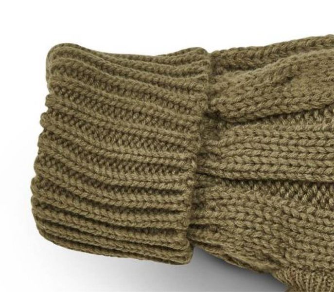 В'язаний светр для собаки Wolters Cable Knit з візерунком коси 35 см Оливковий 28420 фото