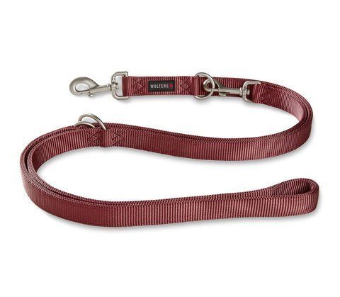 Поводок перестежка из нейлона Wolters Professional M 3 м / 15 мм Бордовый 28180 фото