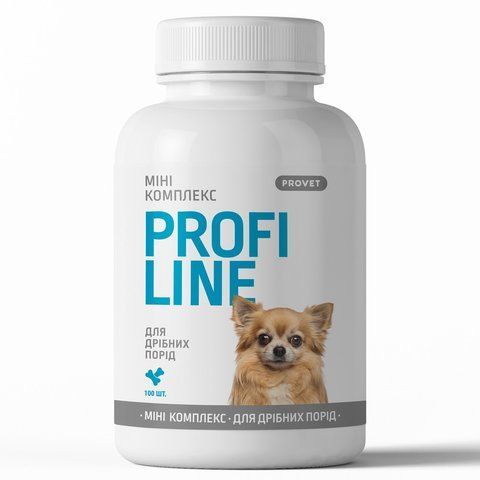 Вітаміни Provet PROFILINE для собак МІНІ комплекс дрібних порід для обміну речовин 100 таблеток 1111175195 фото
