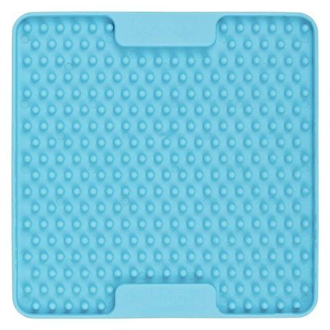Лизательный коврик антистресс для маленьких собак собак LickiMat Mini Soother Turquoise, мягкая основа 30310 фото