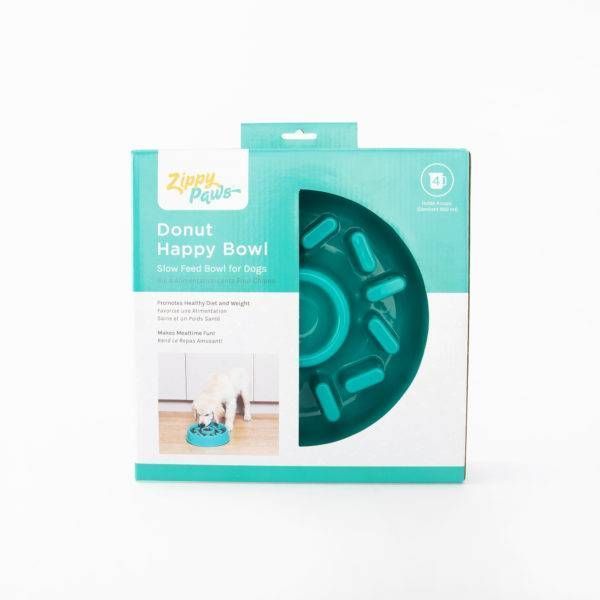Миска слоуфідер для повільного годування ZippyPaws Happy Bowls Donut 28515 фото