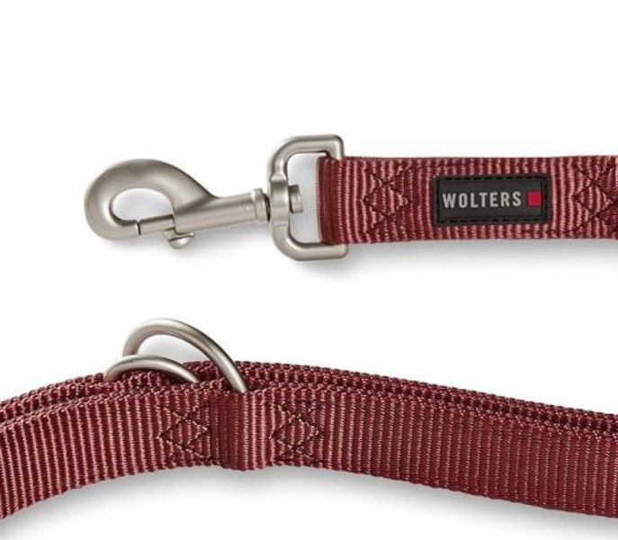 Повідець перестібка з нейлону Wolters Professional M 3 м / 15 мм Бордовий 28180 фото