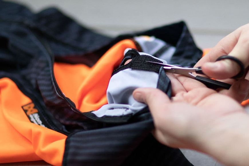 Комбинезон для собак мужского пола Protector snow Non-stop dogwear Черный/Оранжевый 2XS 40865 фото