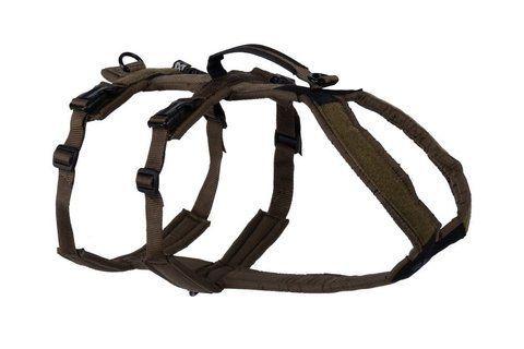 Удлиненная шлея для собак Line harness long WD Non-stop dogwear Оливковый 7 40805 фото