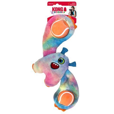 Игрушка для собак Kong Woozles Monster Разноцветный M 45439 фото