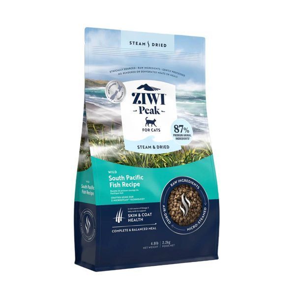 Повнораціонний сухий корм для котів Ziwi Peak Steam Dried Дика риба Південного океану 2,2 кг 42163 фото