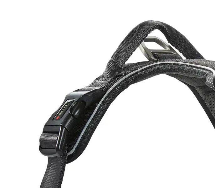 Шлейка для собак пом'якшена з ручкою Wolters Active Pro Comfort 1 40-47,5 см Чорний 28126 фото