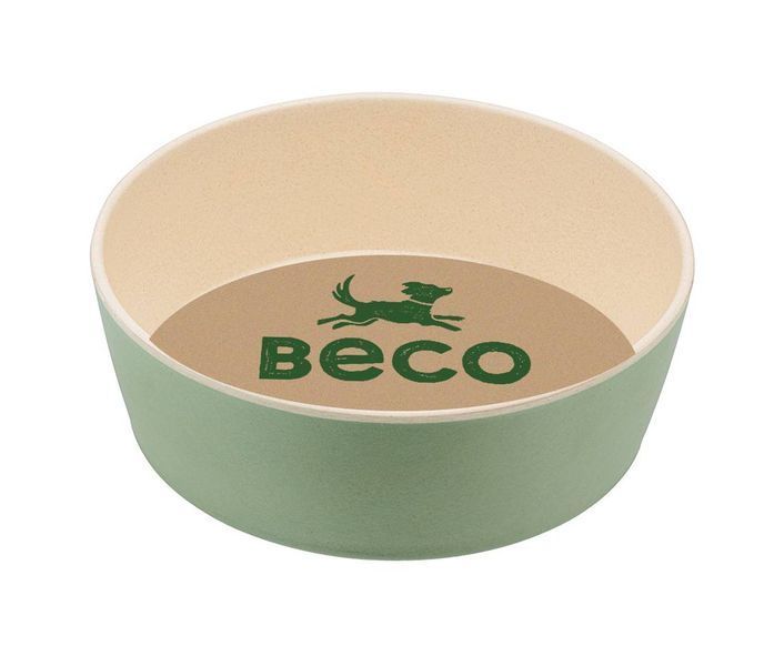 Бамбукова миска для собак Beco Pets Зелений S 31321 фото