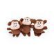 Мягкая игрушка для собак обезьянка и банан ZippyPaws Zippy Burrow Monkey 'n Banana с пищалкой 28483 фото 3