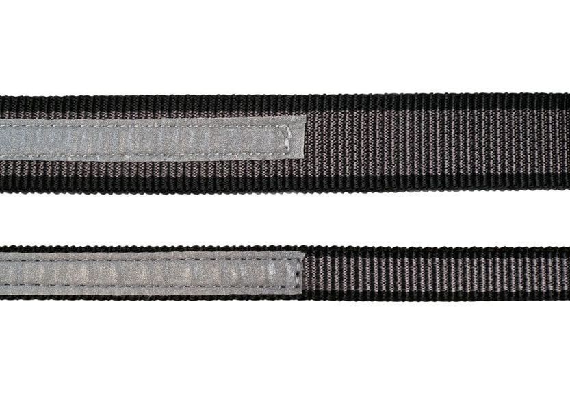 Повідець для собак Touring bungee leash Non-stop dogwear Чорний/Сірий 2,8 м/13 мм 41413 фото