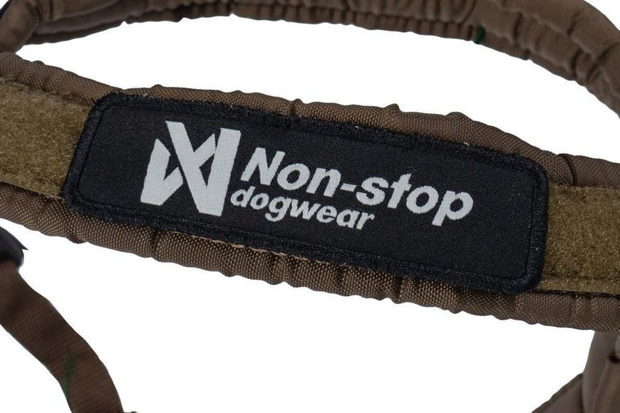 Подовжена шлейка для собак Line harness long WD Non-stop dogwear Оливковий 7 40805 фото