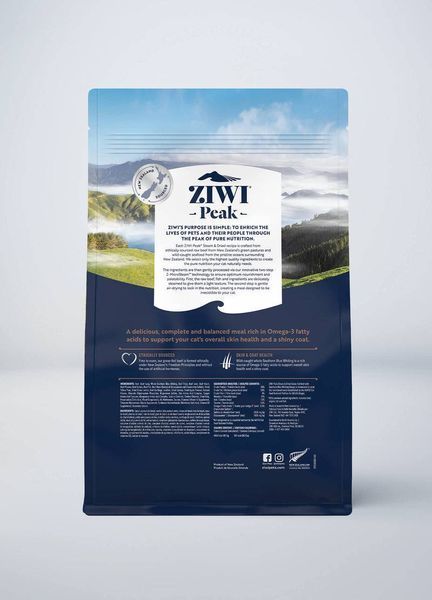 Полнорационный сухой корм для котов Ziwi Peak Steam Dried Говядина с путассу 800 г 42164 фото