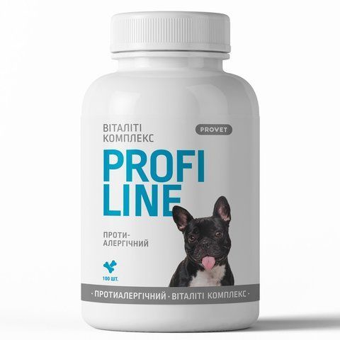 Вітаміни Provet PROFILINE для собак ВІТАЛІТІ комплекс протиалергічний 100 таб 1111175197 фото