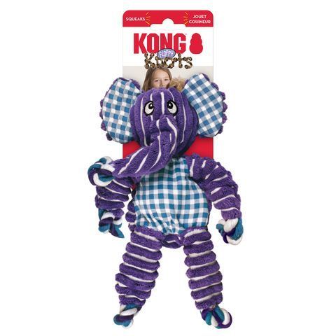 Игрушка для собак Kong Floppy Knots Elephant M/L 41588 фото