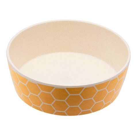 Бамбуковая миска для собак Beco Pets Желтый S 31322 фото
