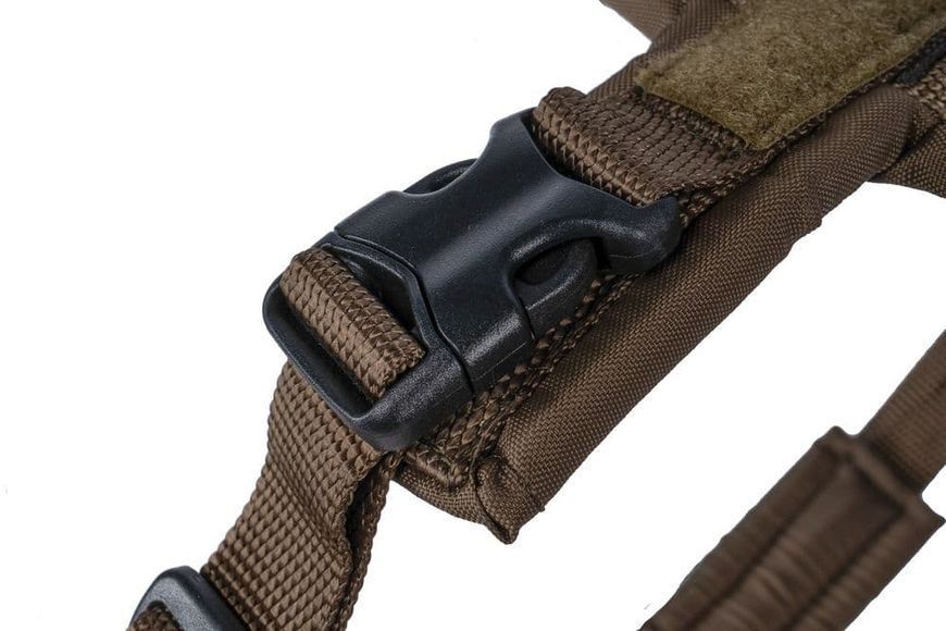 Удлиненная шлея для собак Line harness long WD Non-stop dogwear Оливковый 8 40806 фото