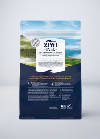 Полнорационный сухой корм для котов Ziwi Peak Steam Dried Курица со скумбрией 800 г 42165 фото