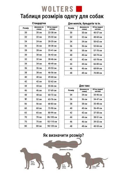 Попона дощовик для такс Wolters Modern Classic Коричневий 40 см 39532 фото