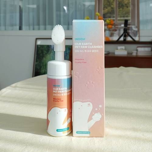 Веганская пенка для очищения лап собак Inoom Our Earth Pet Paw Cleanser 150 мл 32760 фото
