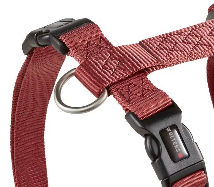 Анатомічна шлейка для собак Wolters Professional L 50-70 см / 20 мм Бордовий 28143 фото