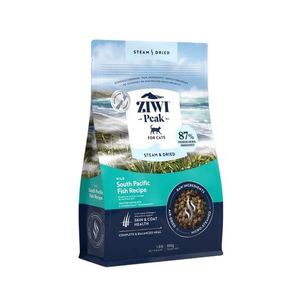 Полнорационный сухой корм для котов Ziwi Peak Steam Dried Дикая рыба Южного океана 800 г 42166 фото