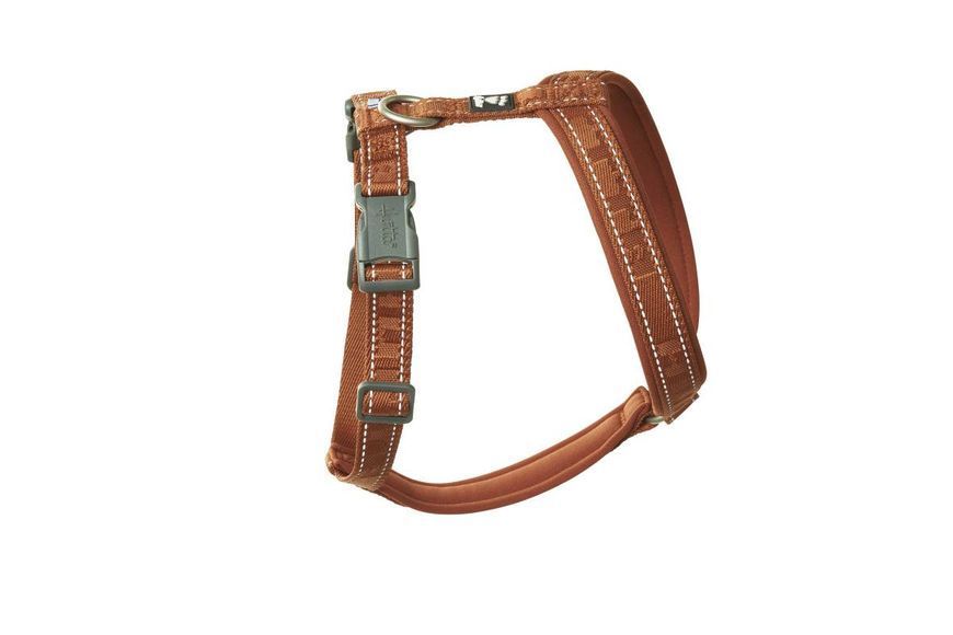 Анатомічна шлейка для собак Hurtta Casual Y-harness 45-55 Коричневий 31648 фото