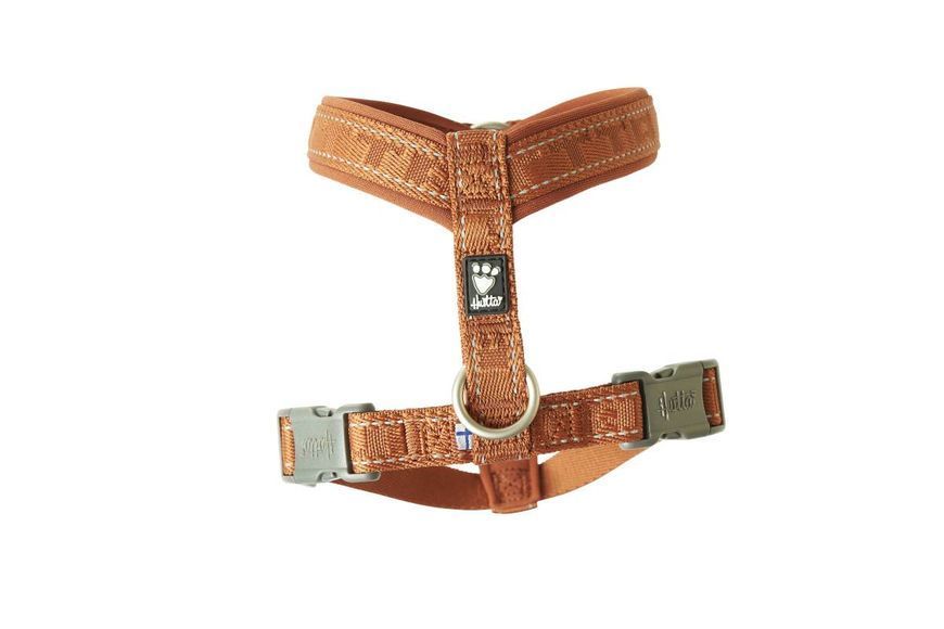 Анатомічна шлейка для собак Hurtta Casual Y-harness 45-55 Коричневий 31648 фото
