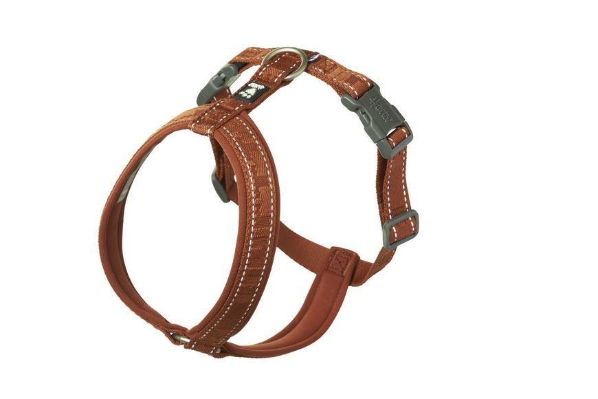 Анатомічна шлейка для собак Hurtta Casual Y-harness 45-55 Коричневий 31648 фото