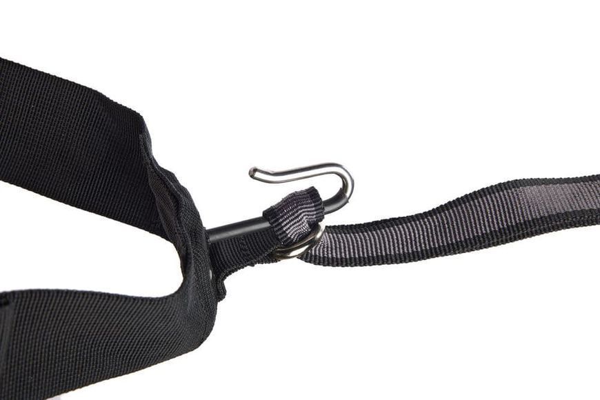 Пояс для привязи собак Trekking belt 2.0 Non-stop dogwear Черный/Серый M 40289 фото