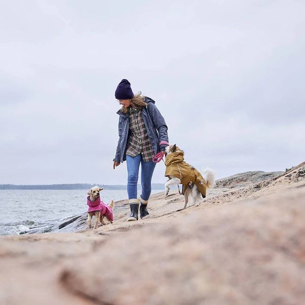 Дощовик для собак Hurtta Monsoon coat II ECO Бежевий 25 33319 фото