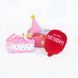 Мягкая игрушка для собак подарок на День рождения ZippyPaws Pup Birthday Box Pink с пищалкой 28499 фото 1