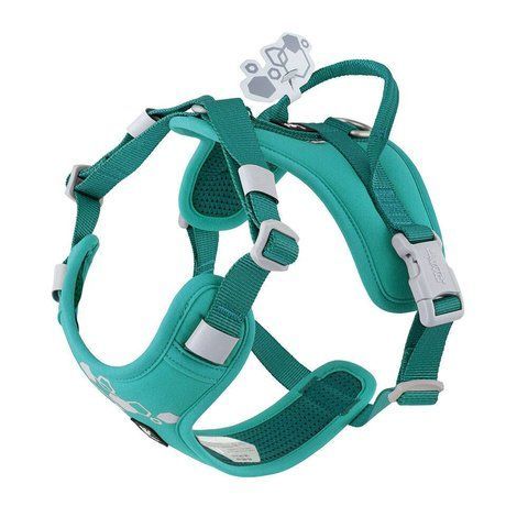 Шлейка смягченная для собак Hurtta Weekend Warrior Harness II ECO Бирюзовый 45-60 42116 фото