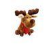 М'яка іграшка для собак Wolters Plush Лось Рудольф 15 см без звуку 30178 фото 1