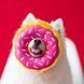 М'яка іграшка для собак пончик полуниці ZippyPaws Donutz Strawberry з пищалкою 28461 фото 4