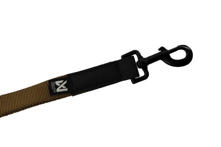 Повідець для собак Touring bungee leash WD Non-stop dogwear Оливкова 2,8 м/23 мм 41418 фото