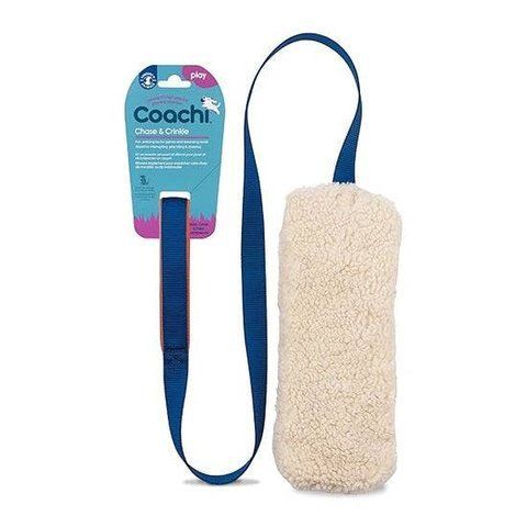 Игрушка для перетяжек для собак Coachi Chase & Crinkle Синий с оранжевым 41521 фото