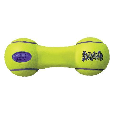Игрушка для собак Kong Airdog Squeaker Dumbbell Желтый S 45396 фото