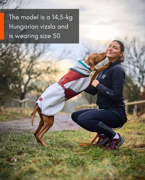 Флисовая куртка для собак Trekking fleece jacket Non-stop dogwear Серый/Винный/Бирюзовый 27 40812 фото