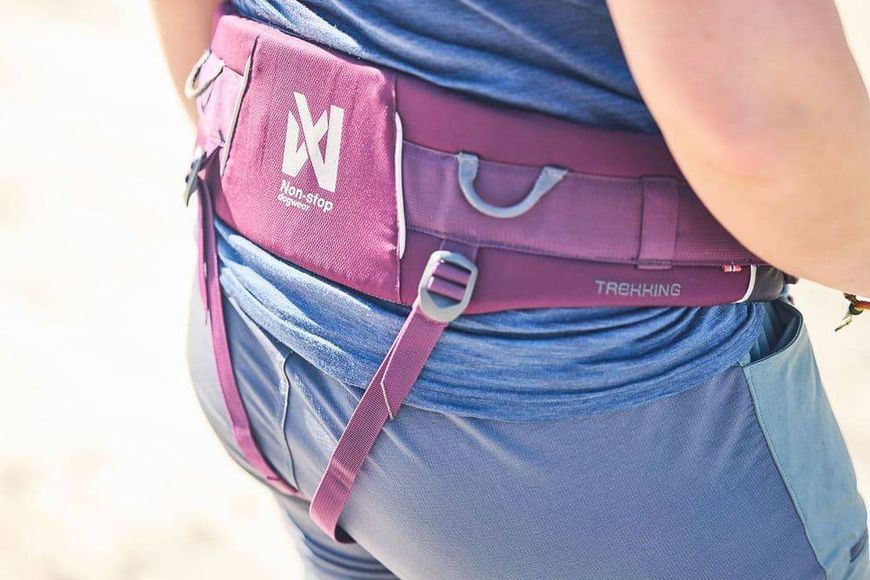 Пояс для привязи собак Trekking belt 2.0 Non-stop dogwear Фиолетовый L 40293 фото