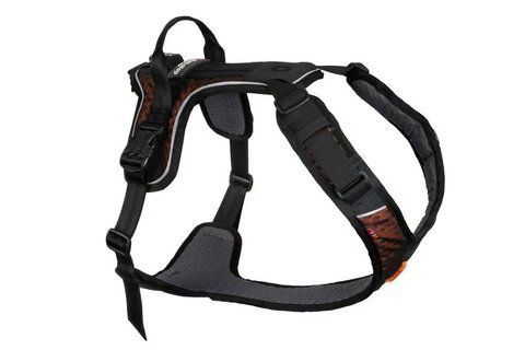 Шлея для собак Rock harness Non-stop dogwear Черный/Оранжевый S 40697 фото