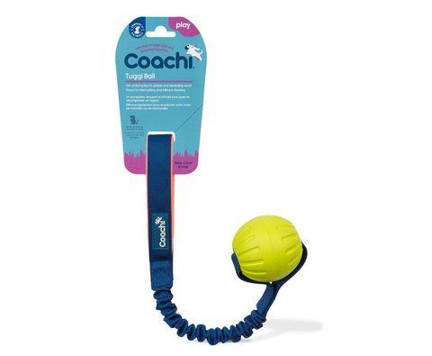 Игрушка для перетяжек для собак Coachi Tuggi Ball Синий с зеленым и оранжевым 41522 фото