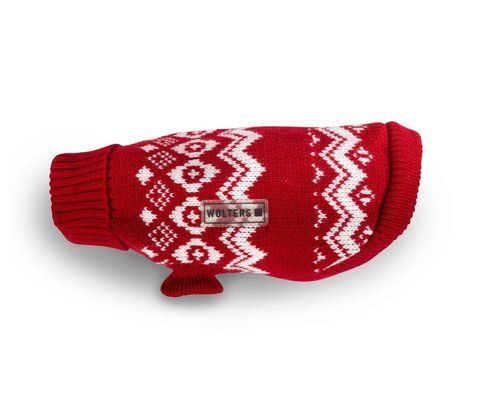 Свитер вязаный для собаки Wolters Norwegian 50 см Красный 28430 фото