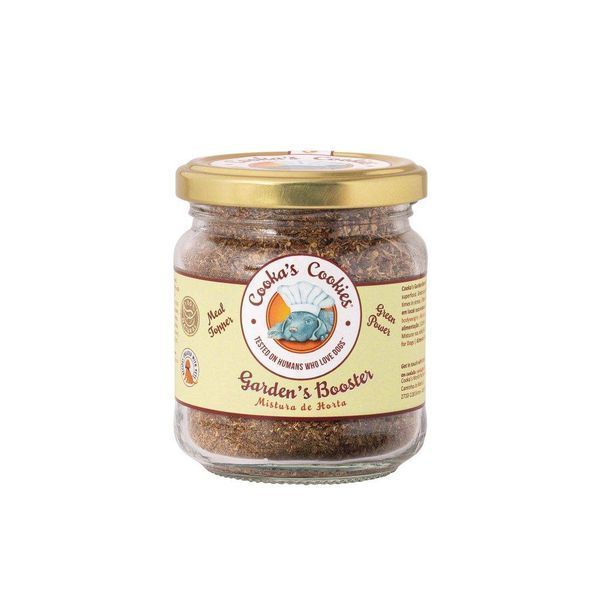 Натуральный топпер (витаминная и вкусовая добавка) для собак Cooka's Cookies Garden's Booster Топинамбур с одуванчиком 80 г 40217 фото