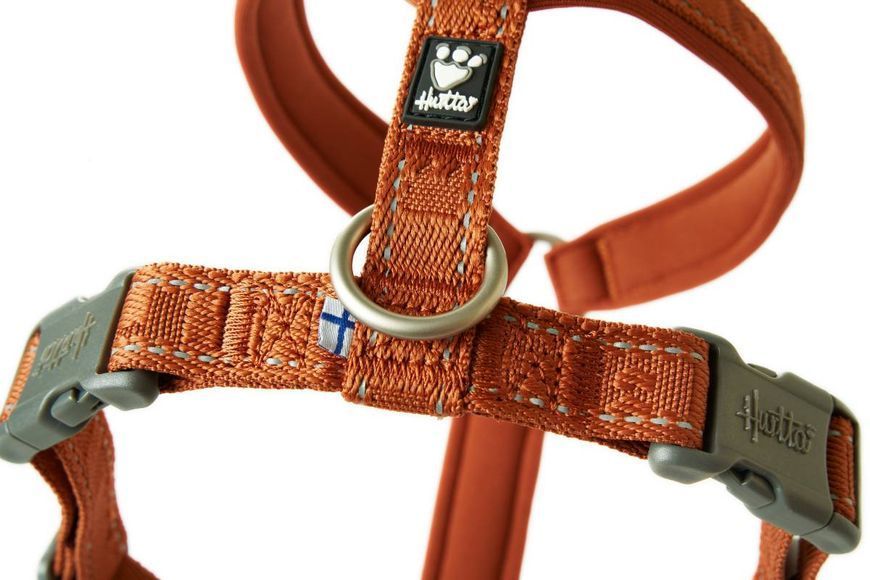 Анатомічна шлейка для собак Hurtta Casual Y-harness 90-100 Коричневий 31653 фото