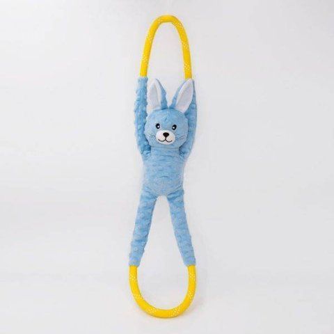 Мягкая игрушка для собак кролик ZippyPaws Easter RopeTugz Bunny с пищалкой 28486 фото