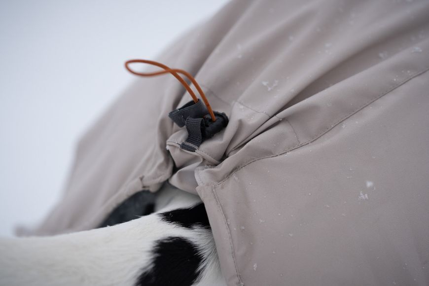 Зимняя куртка для собак Glacier wool jacket 3.0 Non-stop dogwear Серый 40 41113 фото