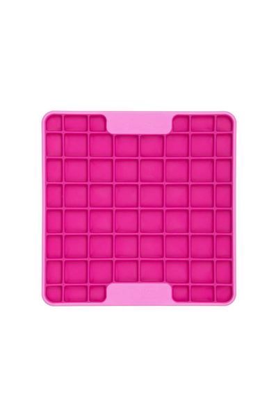 Лизательный коврик антистресс для маленьких собак собак LickiMat Mini Tuff Playdate Pink, тверда основа 30320 фото