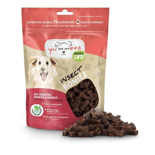 Гипоаллергенное лакомство для собак с насекомыми Yummeez Green Life для любого возраста 175 г 32199 фото